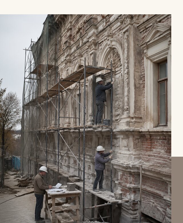 Реставрация объектов культурного наследия под ключ в Лиски