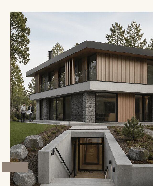 Архитектурный проект дома с подвалом в Лиски от 26805 р А3дПро-Лск
